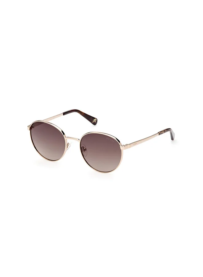 Premium Round UV Protection Sunglasses for Men and Women (Black, 52 mm) xma05
