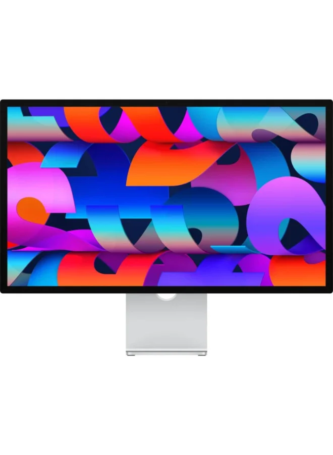 Premium Smart 27-inch 5K Retina Monitor Professional Display with 12MP Center Stage Camera and Tilt-Adjustable Stand (Silver, 27-inch) 0ksou