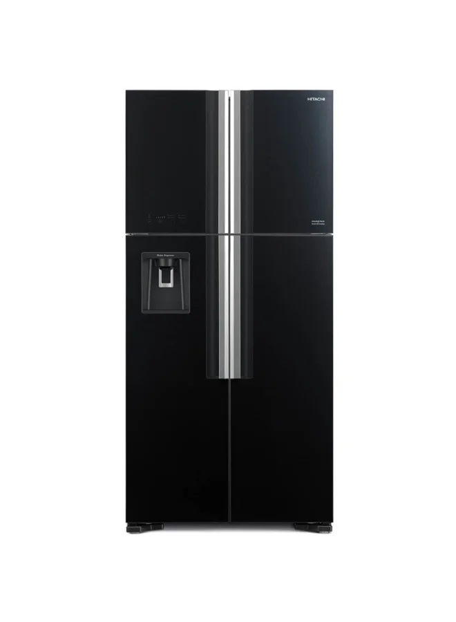 Premium Side By Side 4-Door Refrigerator with Dual Fan Cooling and Inverter Compressor (Black, 540L Net Capacity) kors0