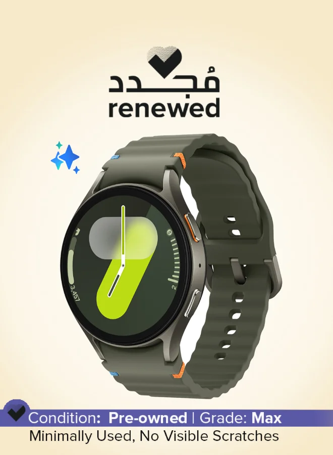 Ultra-HD Premium Smartwatch 40mm Fitness Tracker with Heart Rate Monitor (Green, 40 mm) jncti
