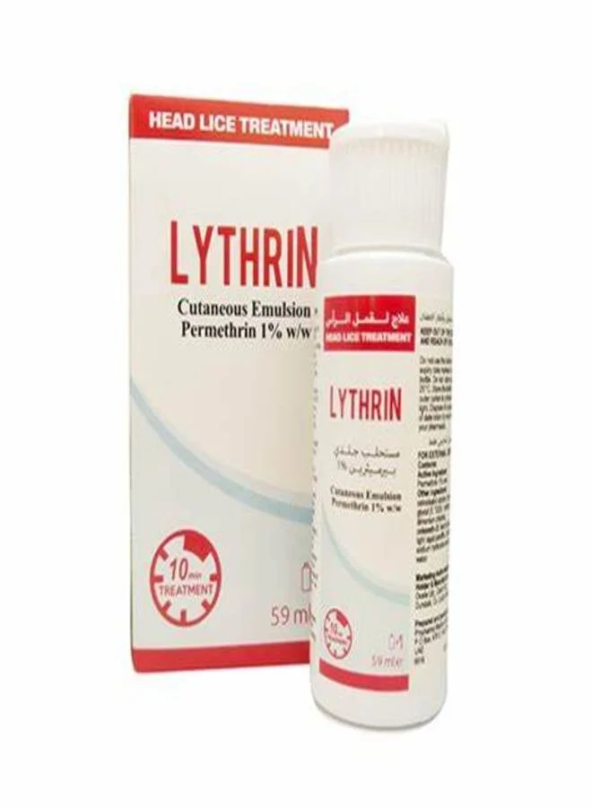 Lythrin Head Lice Treatment Emulsion Premium Formula (59 mL) otji9
