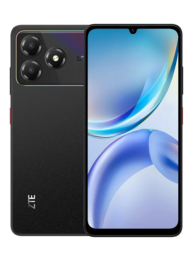 ZTE Blade A36 Smartphone 4G Dual SIM 64GB Storage 4GB RAM 6.75-inch Display (Nebula Black) qta7j