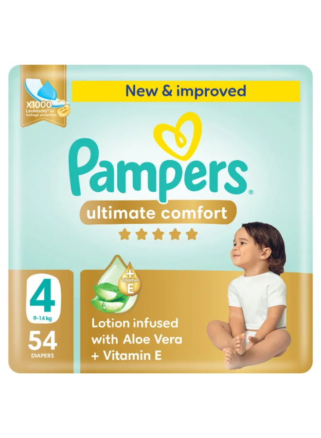 Premium Care Taped Baby Diapers (Size 4, 9-14 kg, 54 Count) 32zkx