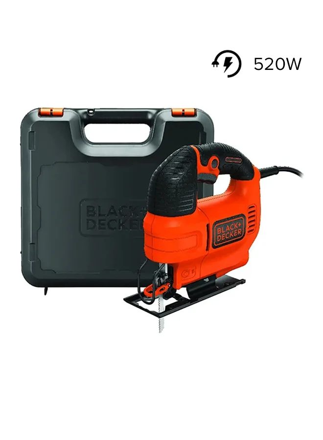Premium Variable Speed Compact Jigsaw Power Tool (Orange, 1.64kg) 4a4er