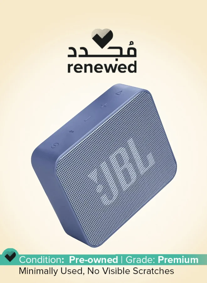 Premium Audio Go Essential Wireless Ultra Portable Bluetooth Speaker (Blue, Compact Design) agjep