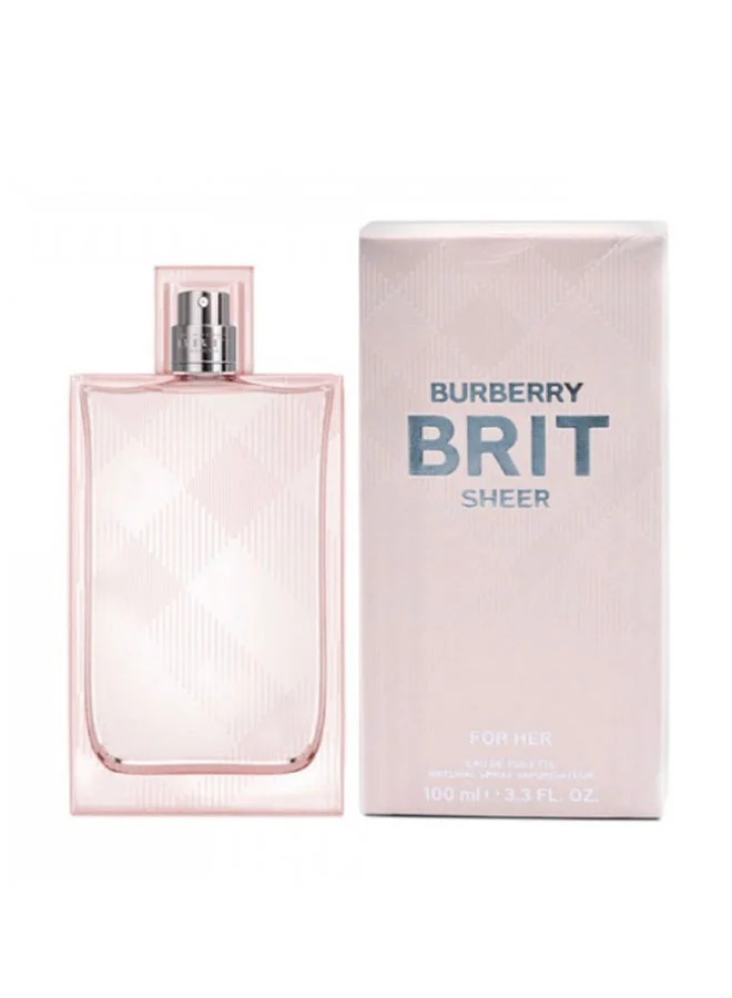 Designer Brit Sheer Eau de Toilette Premium Floral Fragrance for Women (100 mL) wh08n