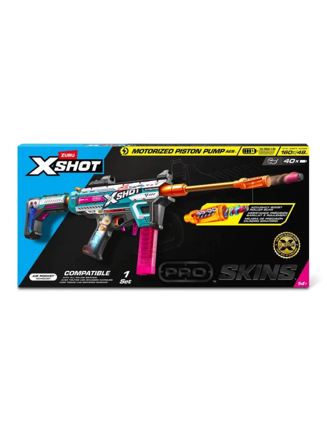 Premium Motorized Foam Dart Blaster with Piston Pump Action and 40 Foam Darts (Series 1 Pro) dwkp6