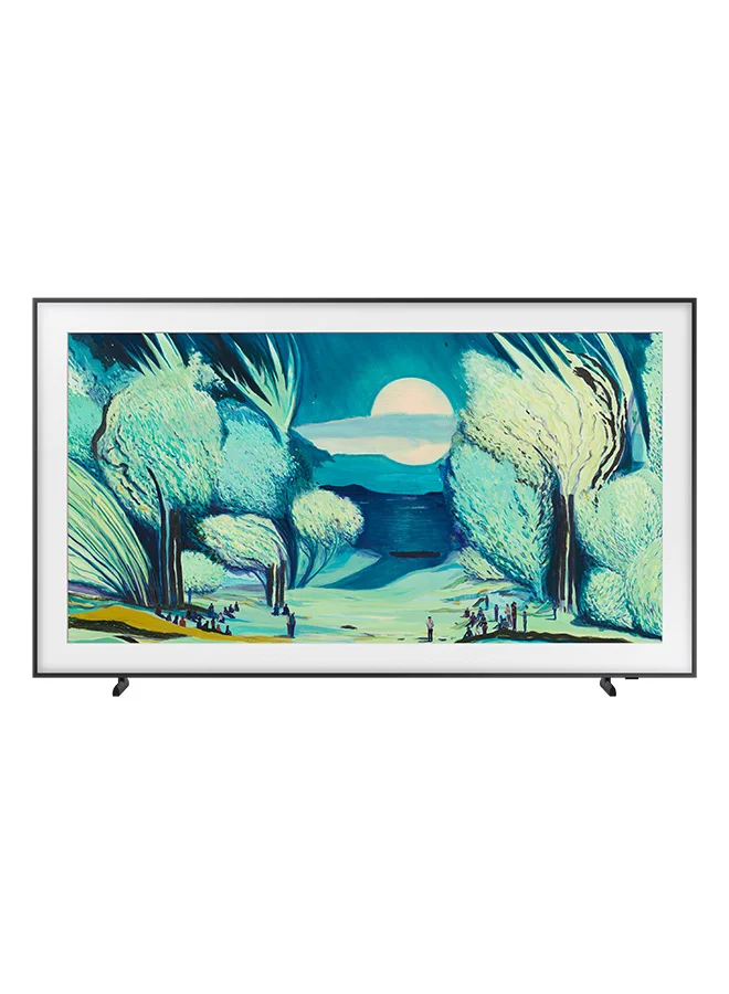 Ultra-HD 55 Inch 4K QLED Smart TV Modern Frame Design Art Mode (Black, 139.7 cm) ob8tl