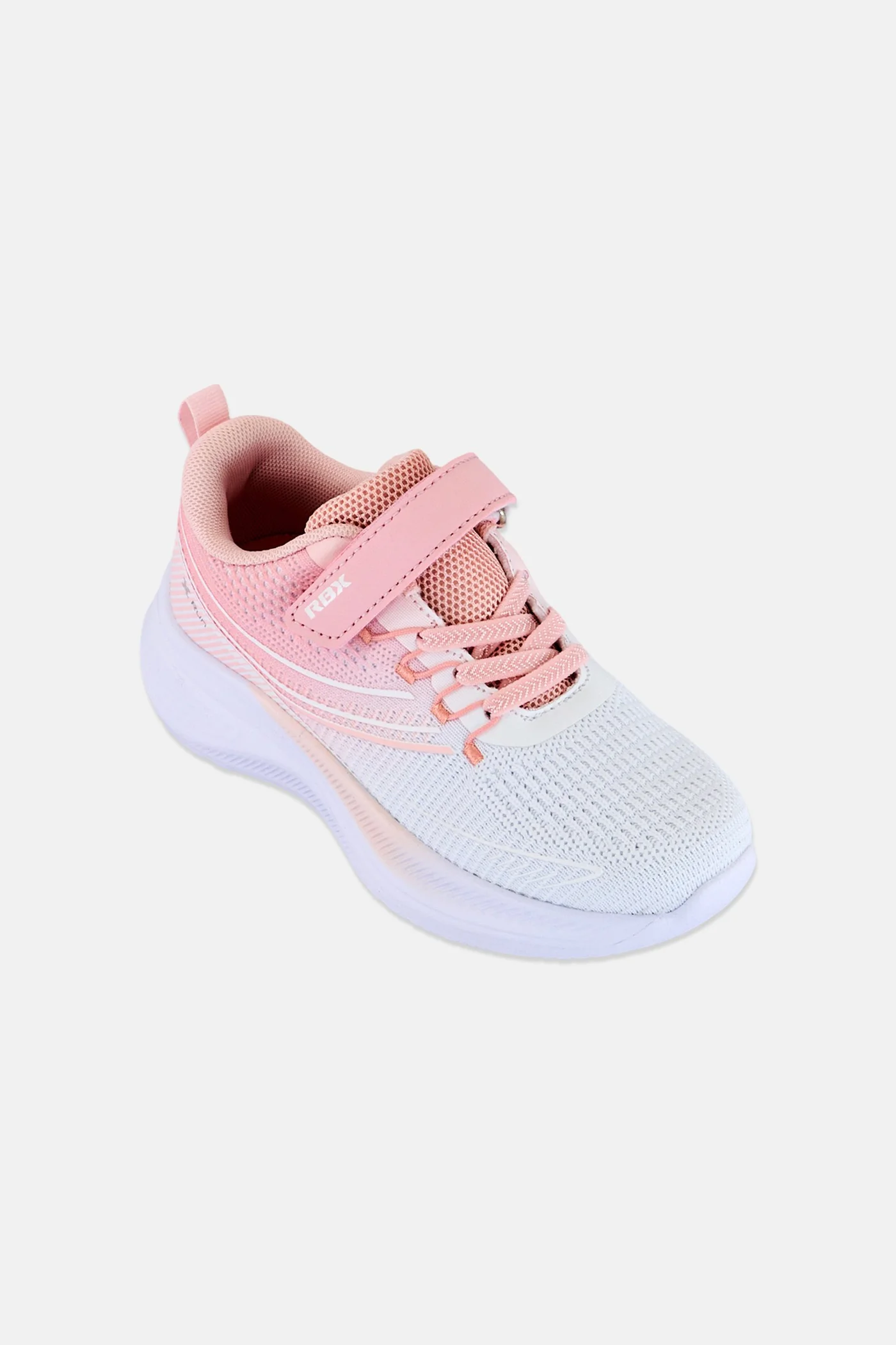RBX Kids Girls Outdoor Velcro Sneakers Lightweight Breathable Athletic Shoes (Multicolor, 20 cm) 2zeu2