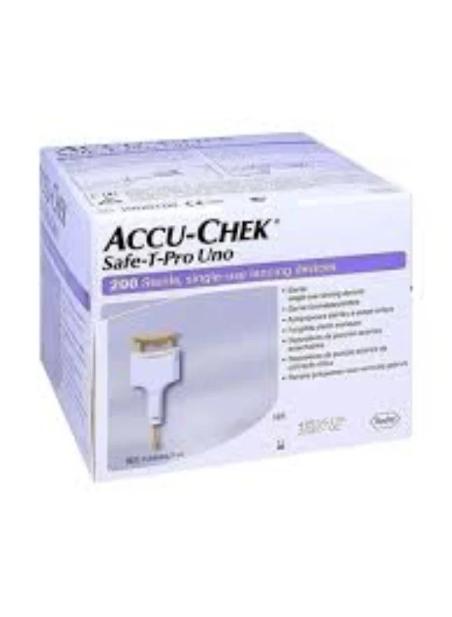 Premium Sterile Safety Lancets for Blood Glucose Monitoring (200 Count) 7sf7h