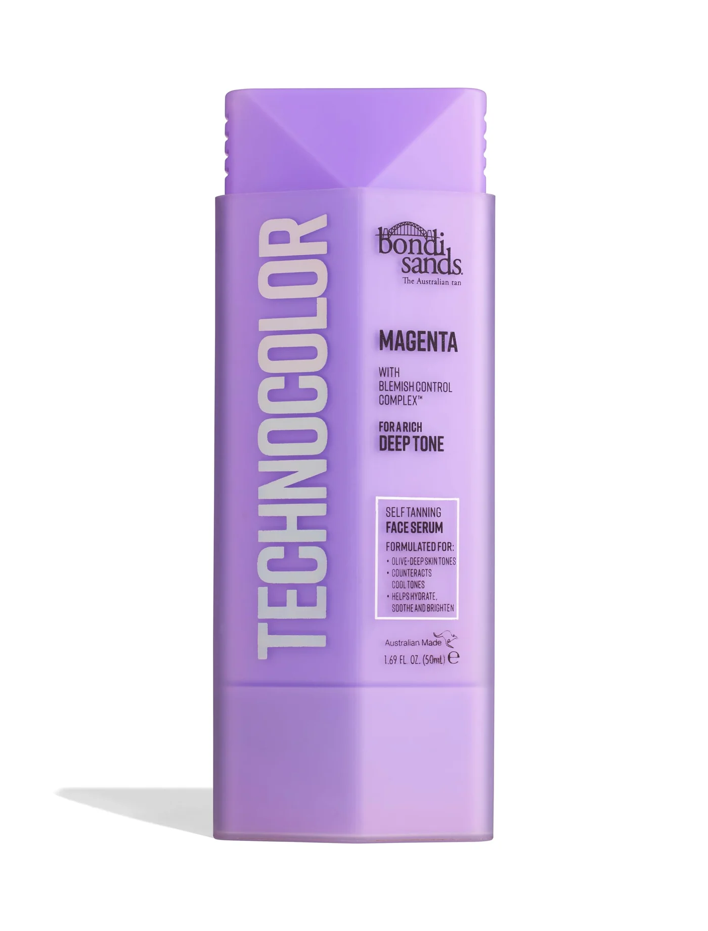 Technocolor Self Tanning Face Serum with Vitamin C and Chamomile for Radiant Skin (40 mL) 4gi46