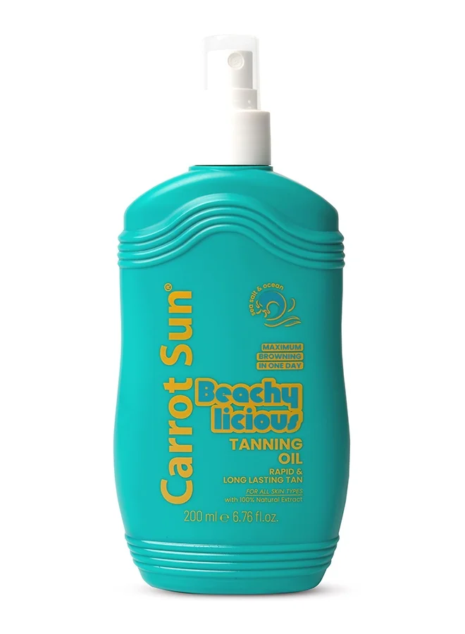 Carrot Sun Tanning Oil Premium Sun-Kissed Glow Formula (200 mL) quron