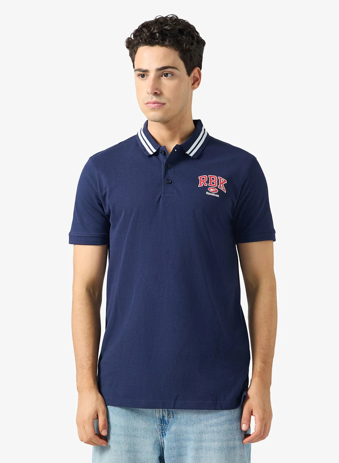 Premium Collegiate Polo Shirt Breathable Athletic Casual Wear for Men (Size L) 5slgk