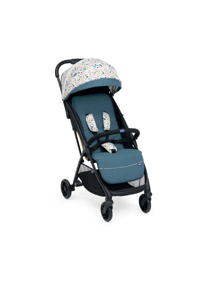 Premium Compact Foldable Baby Stroller with Soft Padded Seat and Canopy (Teal, 0-5 Years) ka3yw