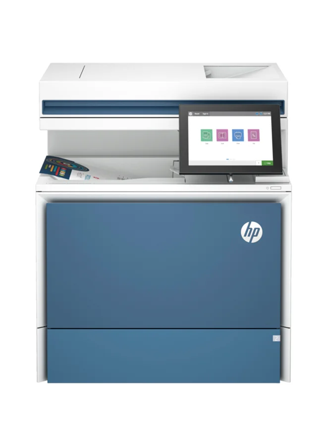 Professional Color Laser Multifunction Printer (Wired, White/Blue) - High-Speed Enterprise Office Desktop Solution mi5ch