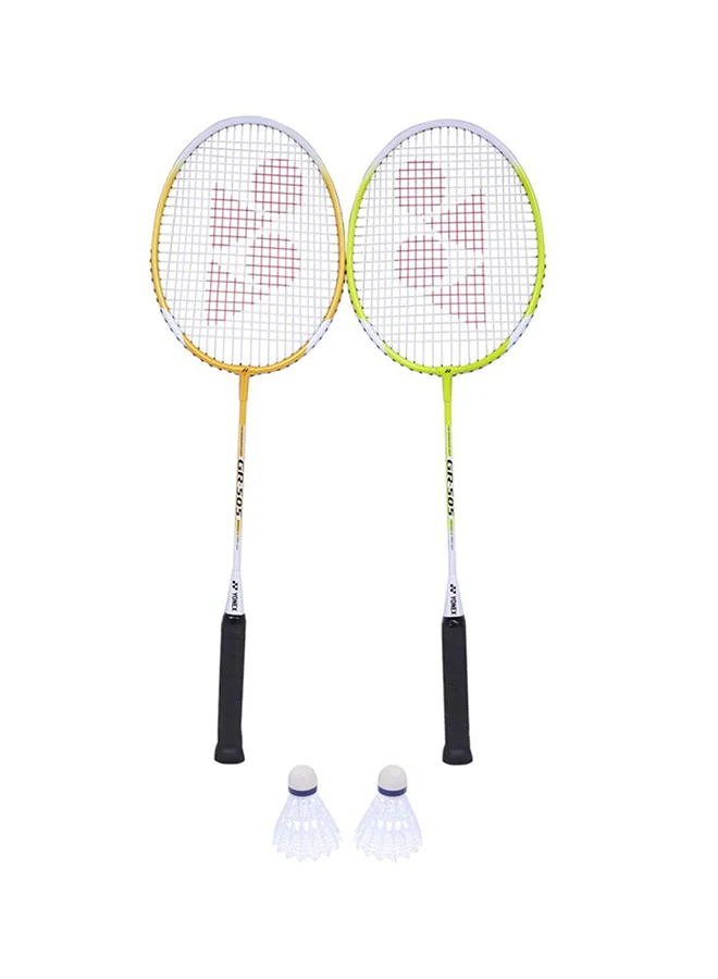 Premium Badminton Racquet Set (4-Piece Professional Sport Equipment for Family and Recreational Use) 7061x