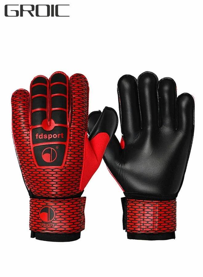 GROIC Goalkeeper Gloves with Finger Support Professional Soccer Gear for Training and Match (Unisex, Adult and Youth) n1v5w
