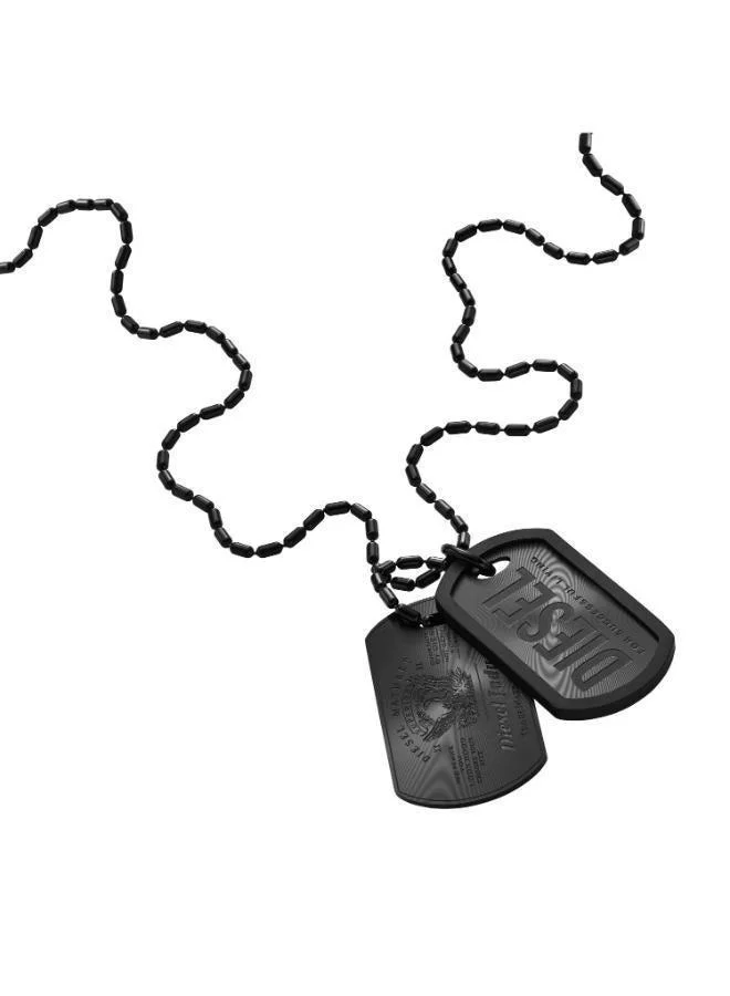 Premium Stainless Steel Dog Tag Necklace Minimalist Pendant Jewelry for Men r2bds