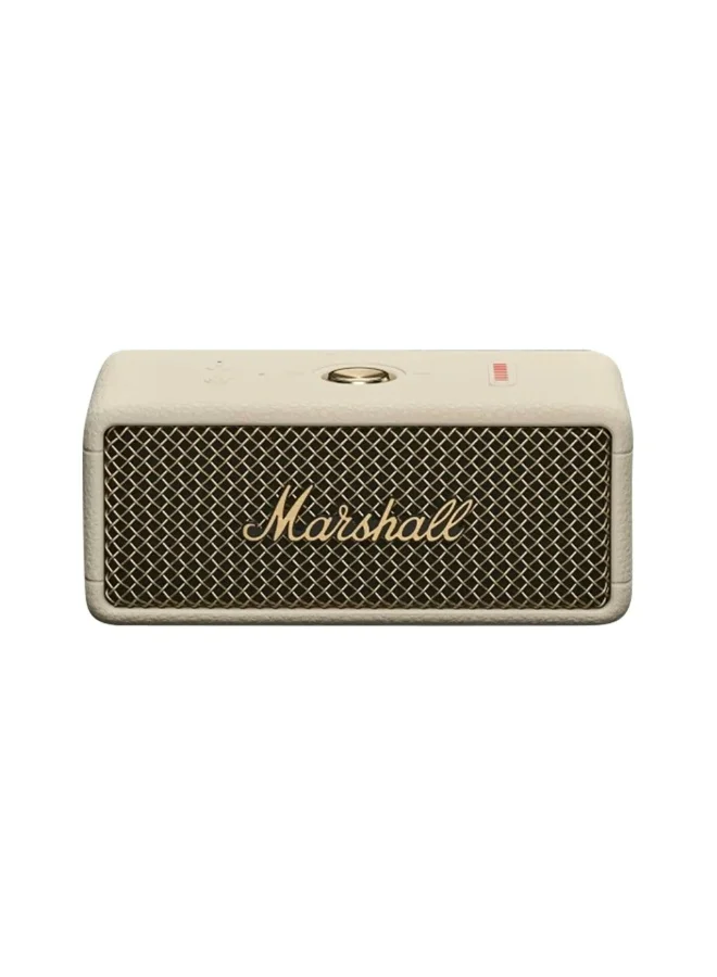 Premium Portable Wireless Bluetooth Speaker Water Resistant Compact Audio System (Cream, 1 Unit) r9xpb