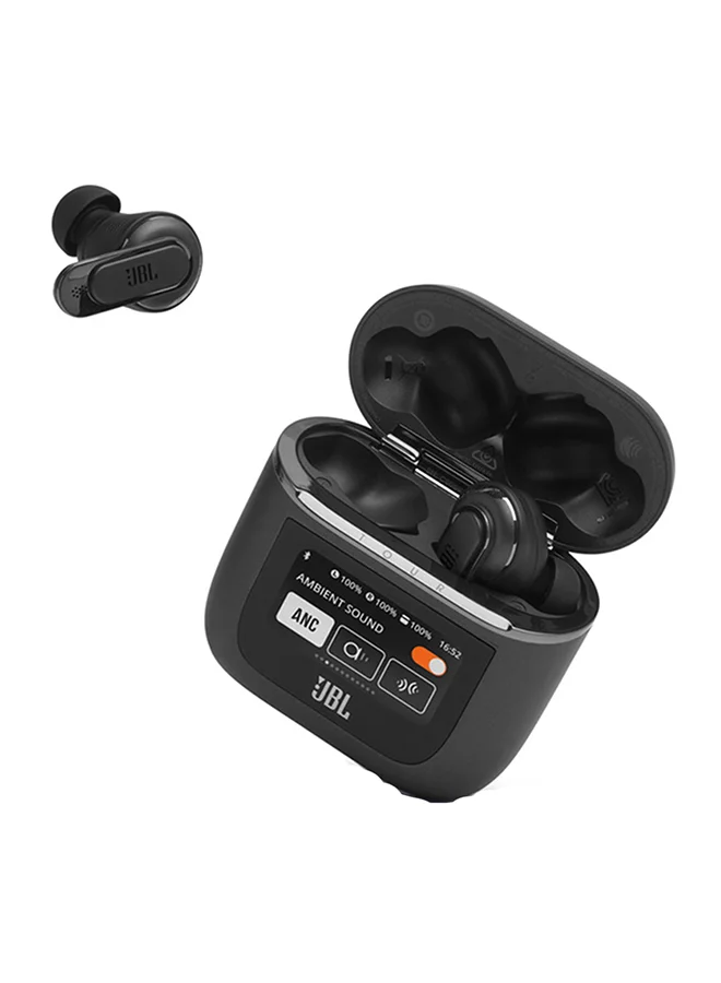 Premium Audio True Wireless Noise Cancelling Earbuds with Smart Charging Case, 6-Mic Technology, Bluetooth 5.3, Immersive Sound (Black) fk60j