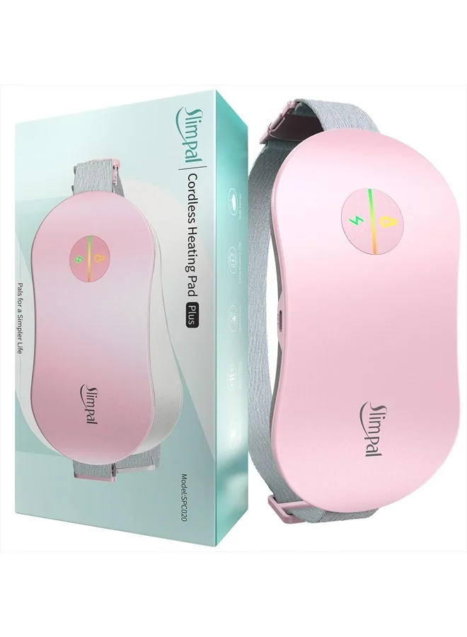 Slimpal Portable Cordless Heating Belt for Abdominal Comfort (Pink, One Size) 7ts8s