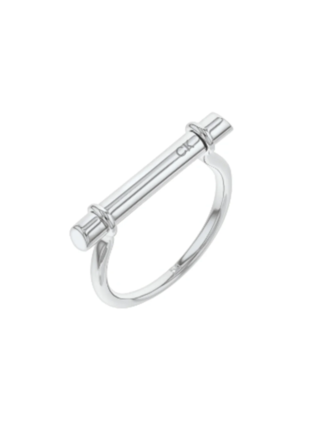 Premium Elongated Linear Statement Ring for Women Minimalist Polished Jewelry (Size 7) 987yp