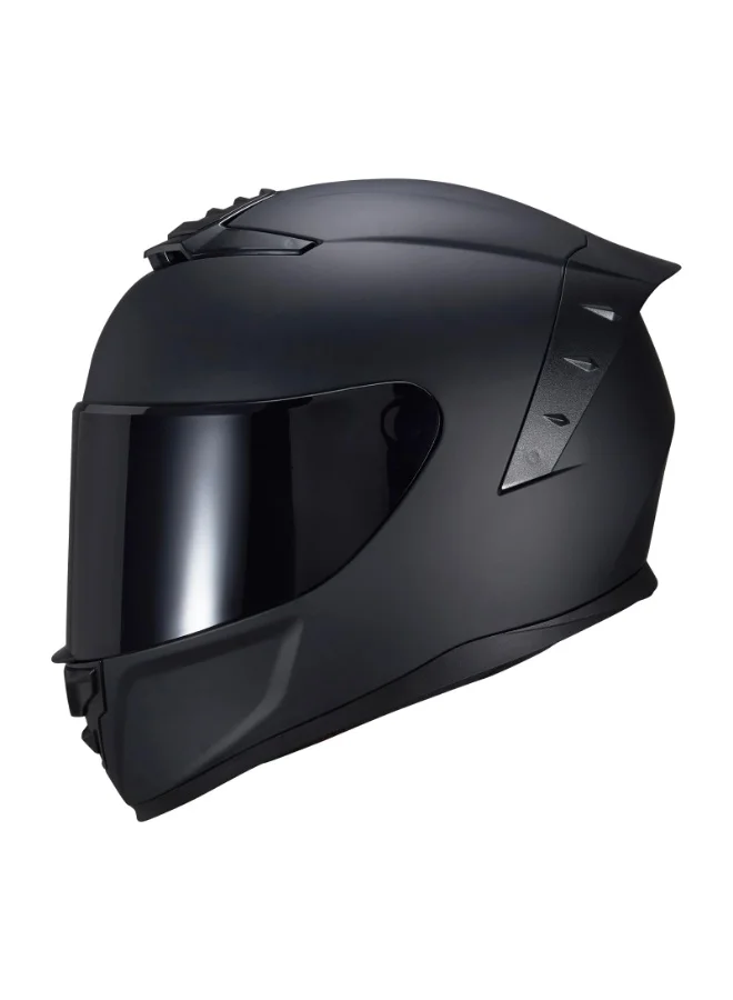 Arabest Full Face Motorcycle Helmet Premium Street Bike Safety Gear (Black, Large) a5w3v