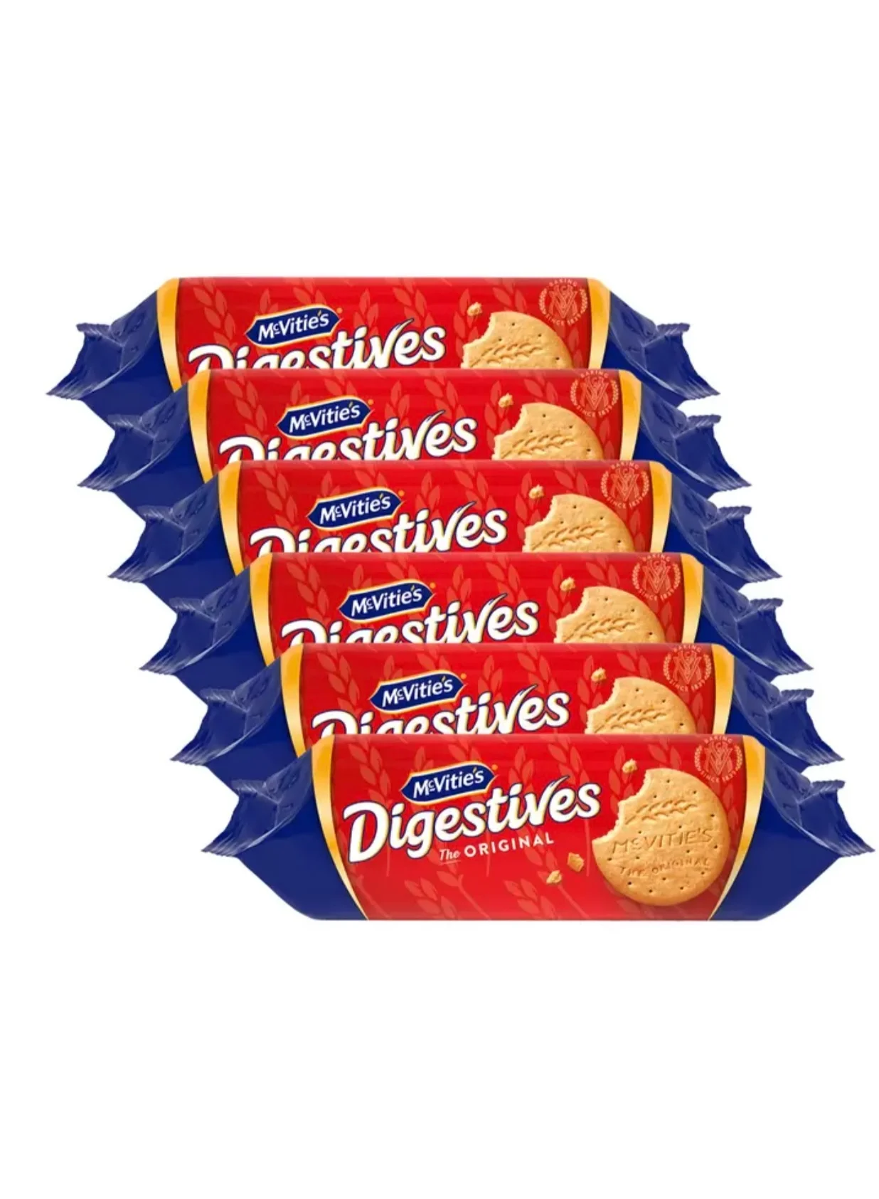 Mcvities Original Digestive Biscuits Premium Wheat Snack (Pack of 6) 6fq8t
