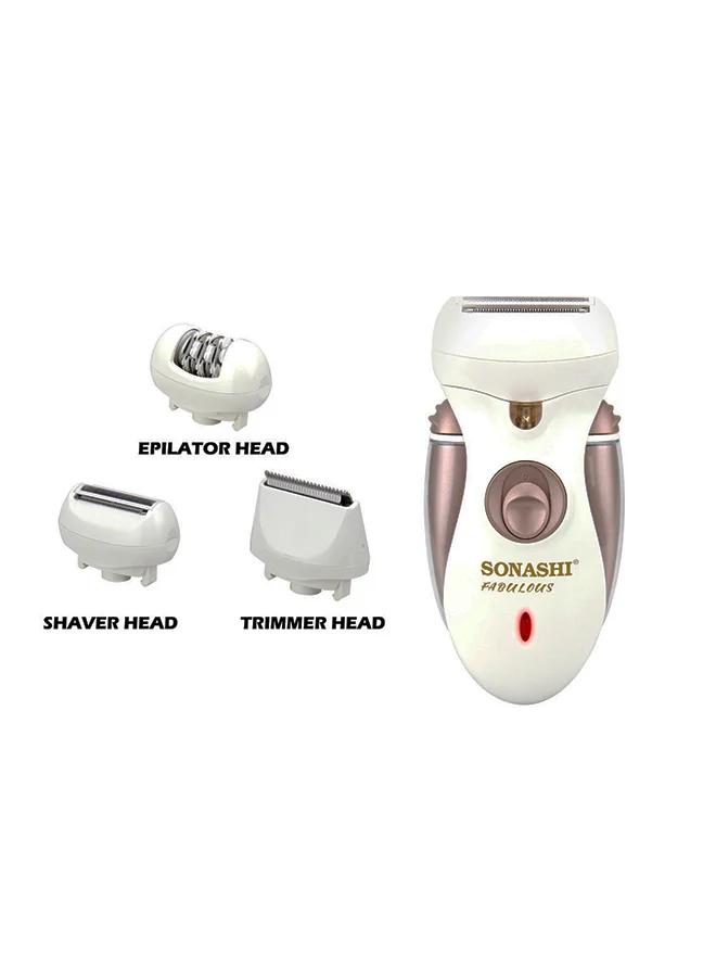 Premium Electric Epilator and Shaver Trimmer Set with Stainless Steel Blades (Multicolour, 1 Unit) 5pmmy