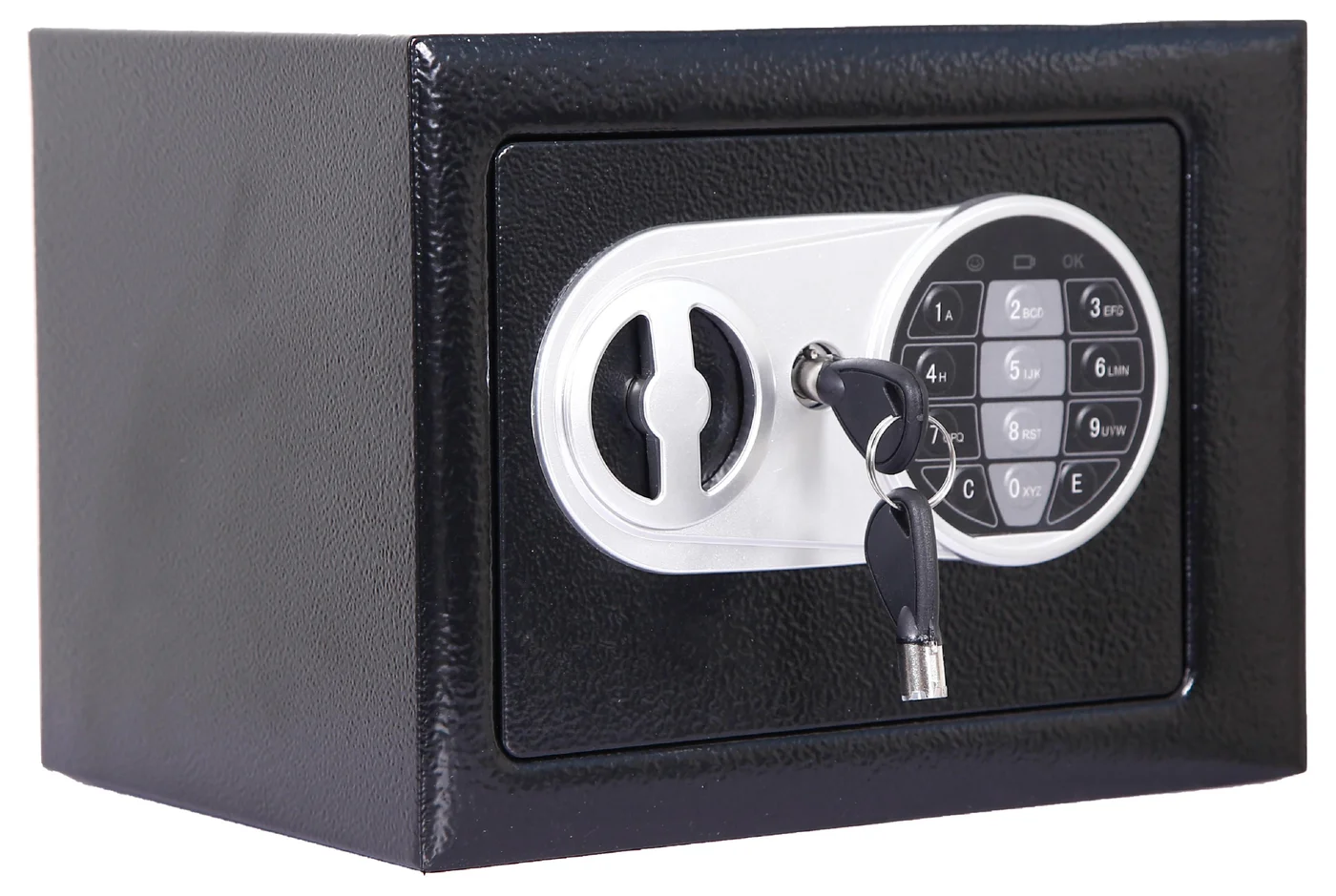 MAMATOONS Electronic Security Safe Box for Home Office, Premium Steel Deposit Locker with Keypad and Manual Key (4.6L, 23x17x17cm) ef5zf