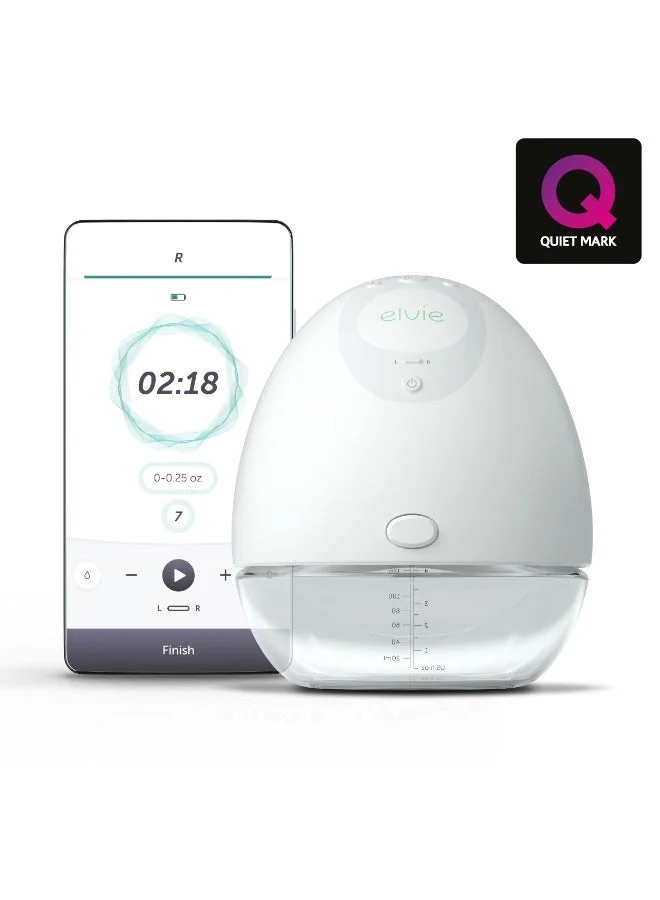Premium Wearable Electric Breast Pump Hands-Free Portable Device with App Control (24mm and 28mm Shields) kps4w