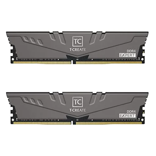 TEAMGROUP TCreate Expert DDR4 64GB Desktop Memory Kit (2 x 32GB, 3200MHz, CL16) High-Performance RAM for Professional Workstations 0gkwe