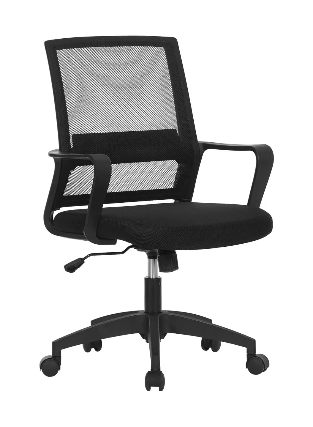 Premium Ergonomic Mesh Office Chair with Adjustable Height and Tilt Mechanism (Black) e8fxz