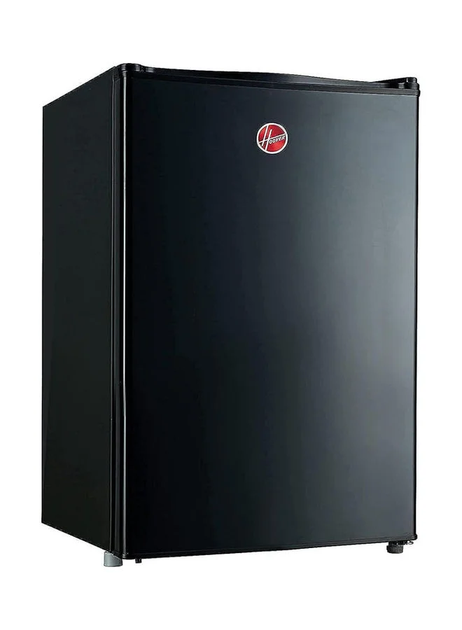 Hoover Single Door Refrigerator Compact Mini Fridge Stainless Steel (Black, 92 Liters) For Home Office Bedroom 4ovpe