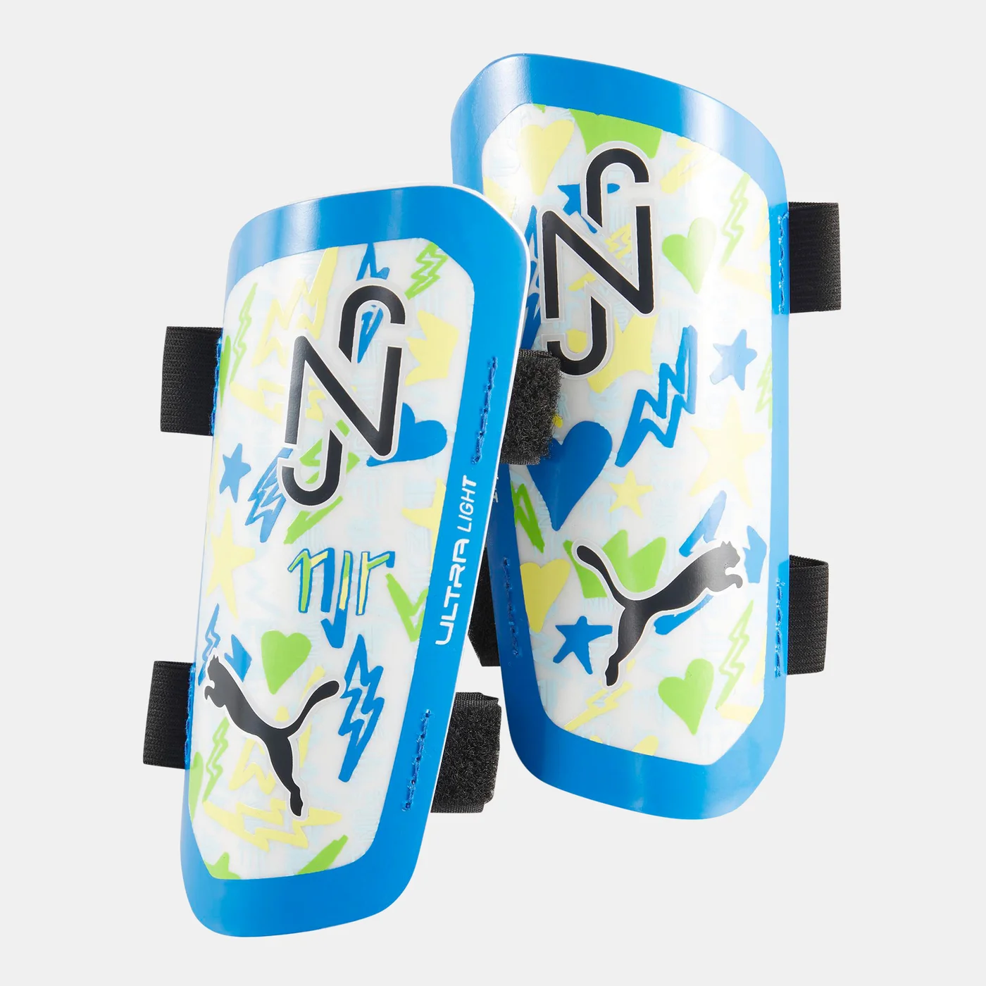 Sport ULTRA Light Strap Shin Guards Protective Gear for Soccer (Black, One Size) c8tqz