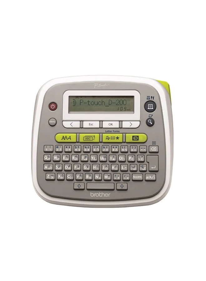 Portable Thermal Label Printer Handheld Desktop Labeling Machine (White, 1 Unit) b8zbk
