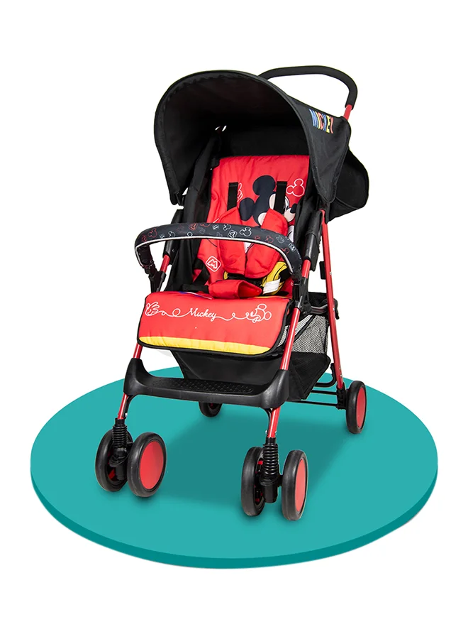 Cartoon Lightweight Picnic Stroller with Storage Basket Premium Foldable Design for Infants and Toddlers (18 kg Capacity) rnndo