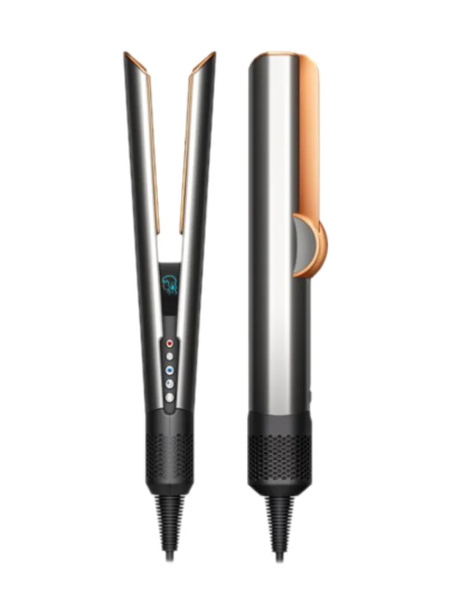 High-Speed Ionic Professional Hair Straightener with Wet-to-Dry Technology (Nickel/Copper, 33x6x4cm) u31a8