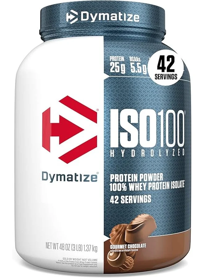 Premium Whey Protein Isolate Powder Gourmet Chocolate Flavor (1.37 kg) vlmb2