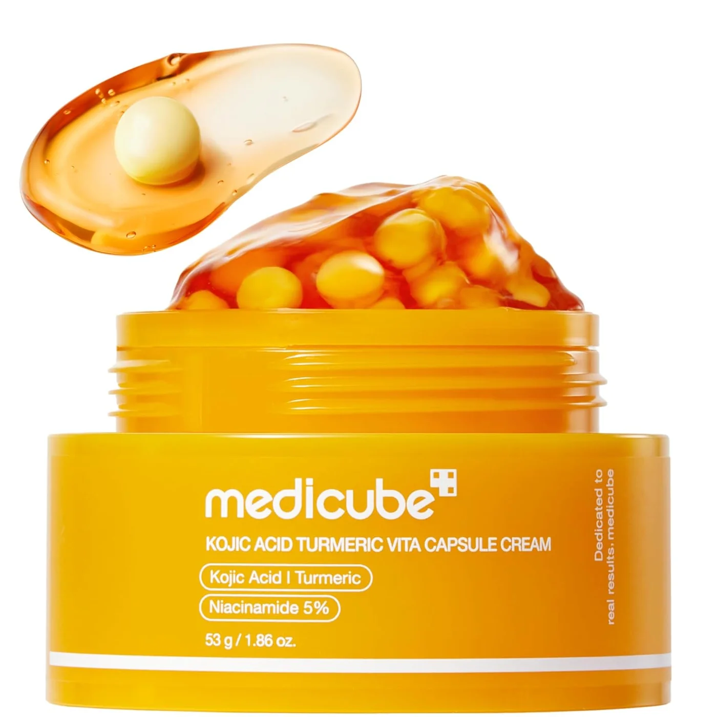Kojic Acid Turmeric Vita Capsule Cream Premium Brightening Face Moisturizer (53g) 3abaz