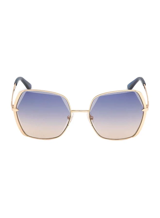 Premium Square UV Protection Sunglasses for Women (One Size, Black) uifr5