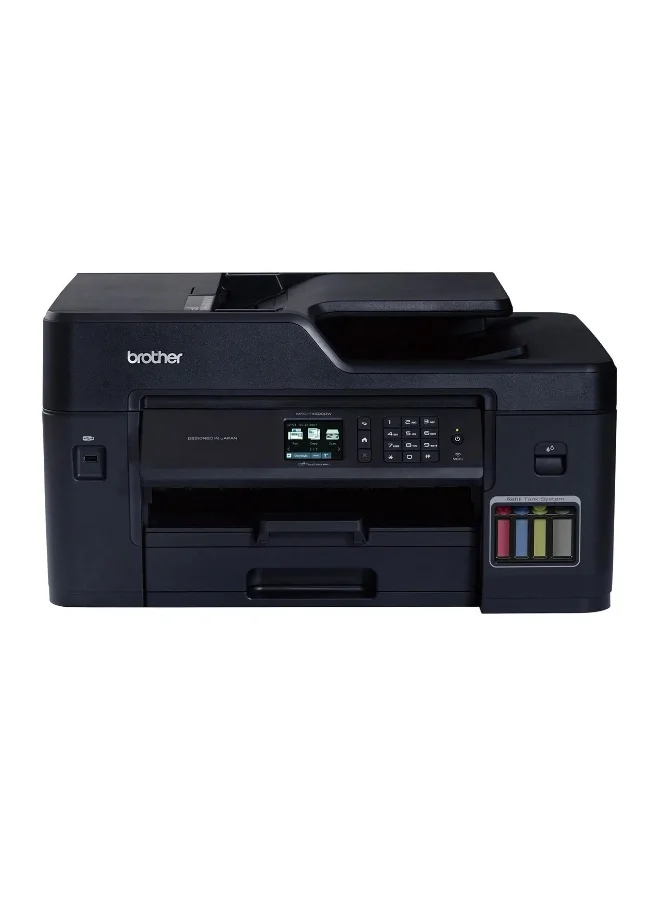 Premium A3 Color Inkjet Multi-Function Printer with Refill Tank System and Wireless Connectivity (Black) hwio0