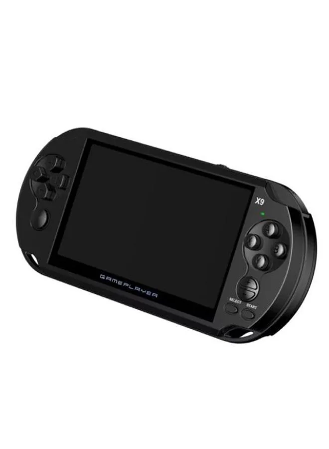 Portable Handheld Gaming Console 4.3-Inch Display Multimedia Entertainment System (Black, 8GB) v2hxi
