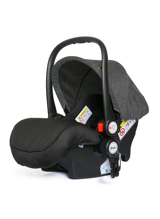 TEKNUM Infant Car Seat (Dark Grey, 0-12 Months) Premium Safety Carrier for Newborns 4mt37