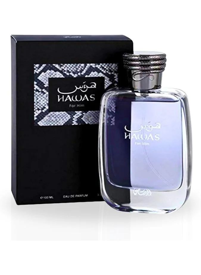Rasasi Hawas Eau de Parfum for Men Premium Long-Lasting Fragrance (100 mL) c49va