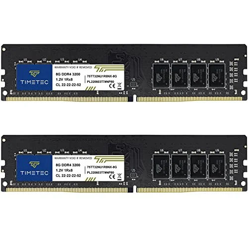 Desktop Memory RAM 16GB Kit (2x8GB) DDR4 3200MHz UDIMM 288-Pin Non-ECC Unbuffered Module Upgrade 1zghv