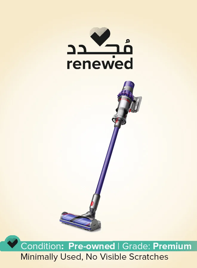 High-Speed Ionic Cordless Stick Vacuum Cleaner Powerful Suction Lightweight Home Cleaning Tool (Purple, 150 W) gj70m