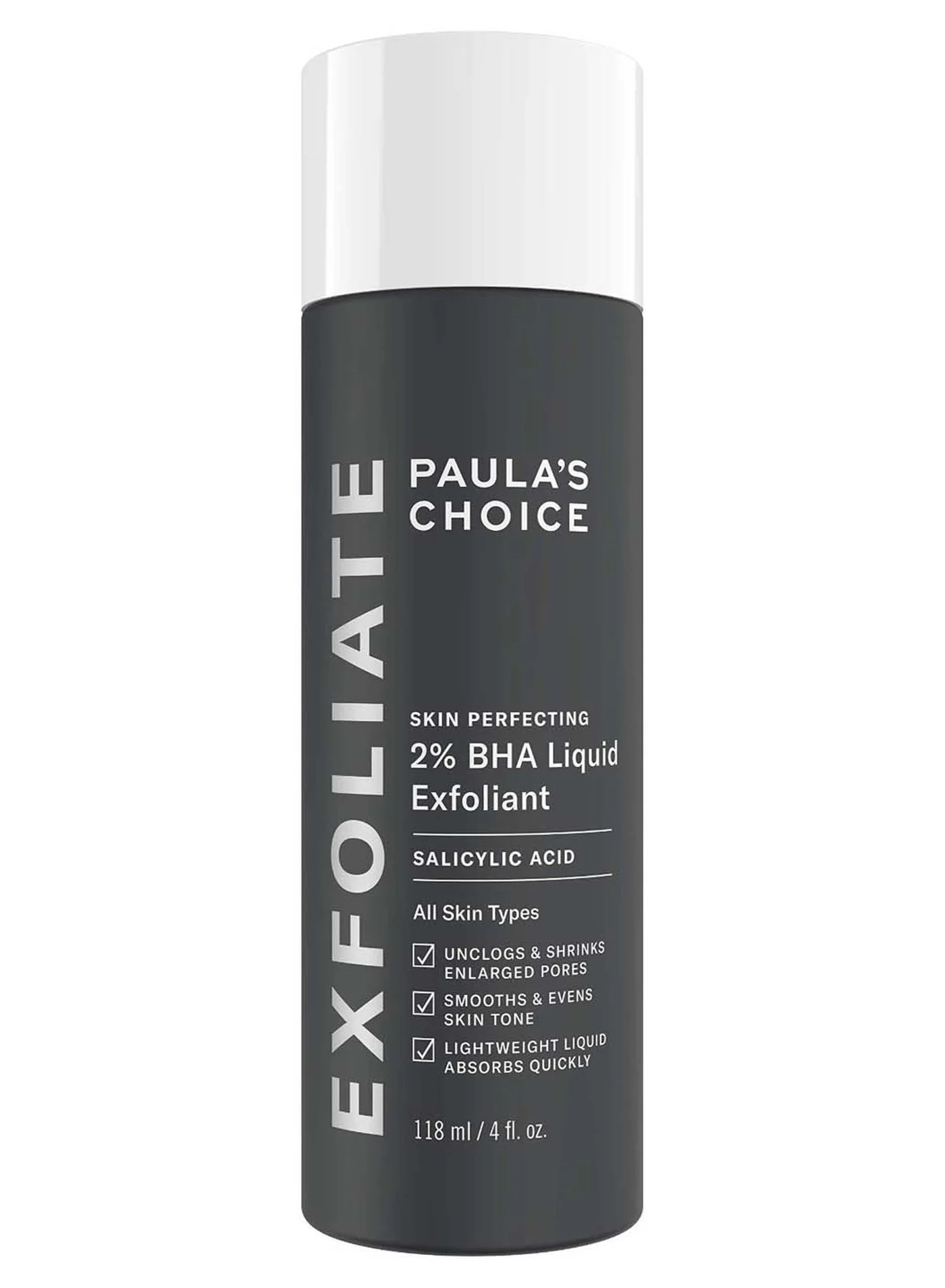 Premium BHA Liquid Exfoliant for Face and Pores (118 mL) tcif5