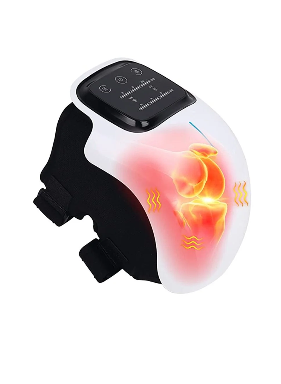 Premium Smart Knee Massager with Heat Therapy and LED Display (Rechargeable, Adjustable Fit) ani7t