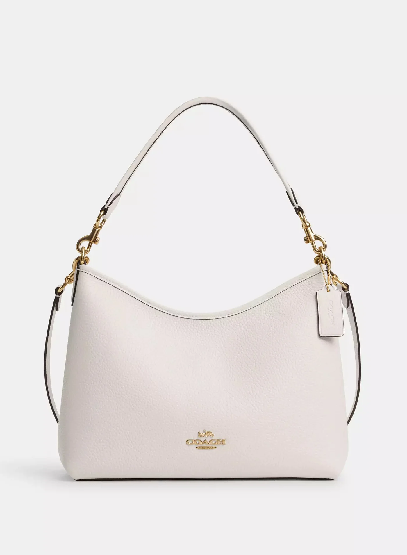 Premium Laurel Shoulder Bag for Women Elegant Crossbody Handbag (White, 31cm) fknoy